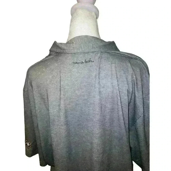 Travis Mathew Golf Shirt Mens XXL Performance Polo Gray 2XL - Picture 5 of 10